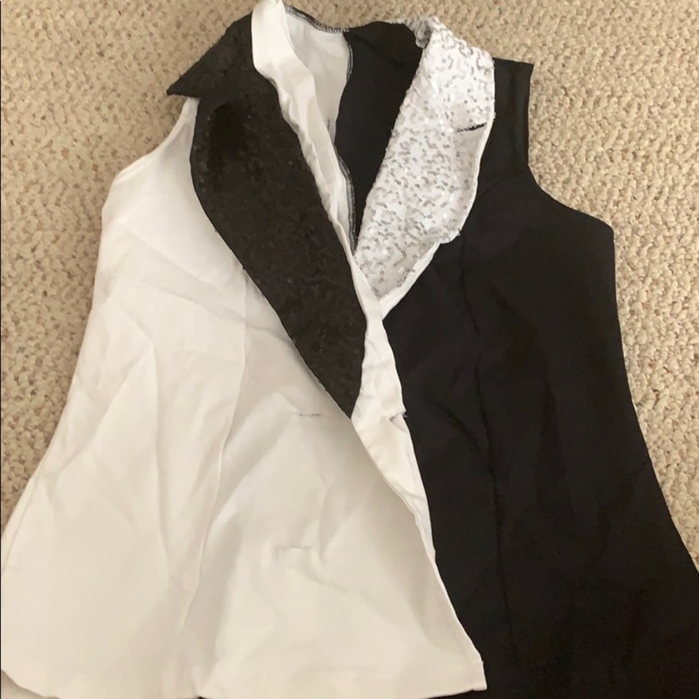 Black and white wessiman costume